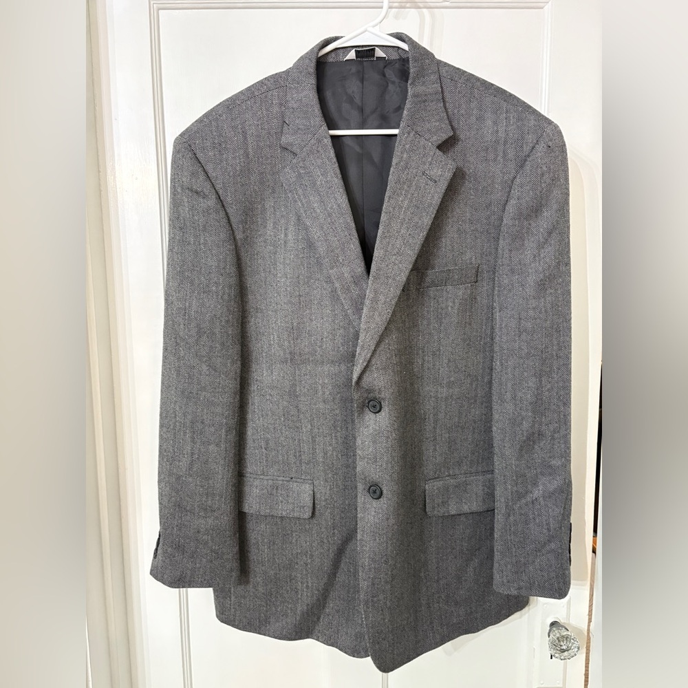 Joseph & Feiss Charcoal Gray Wool Men's Blazer